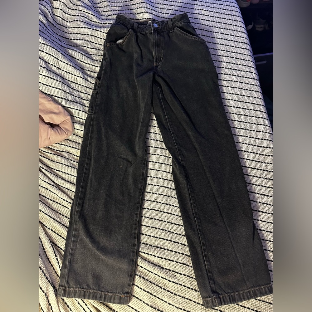 Pacsun Carpenter Jeans, straight leg, washed black color